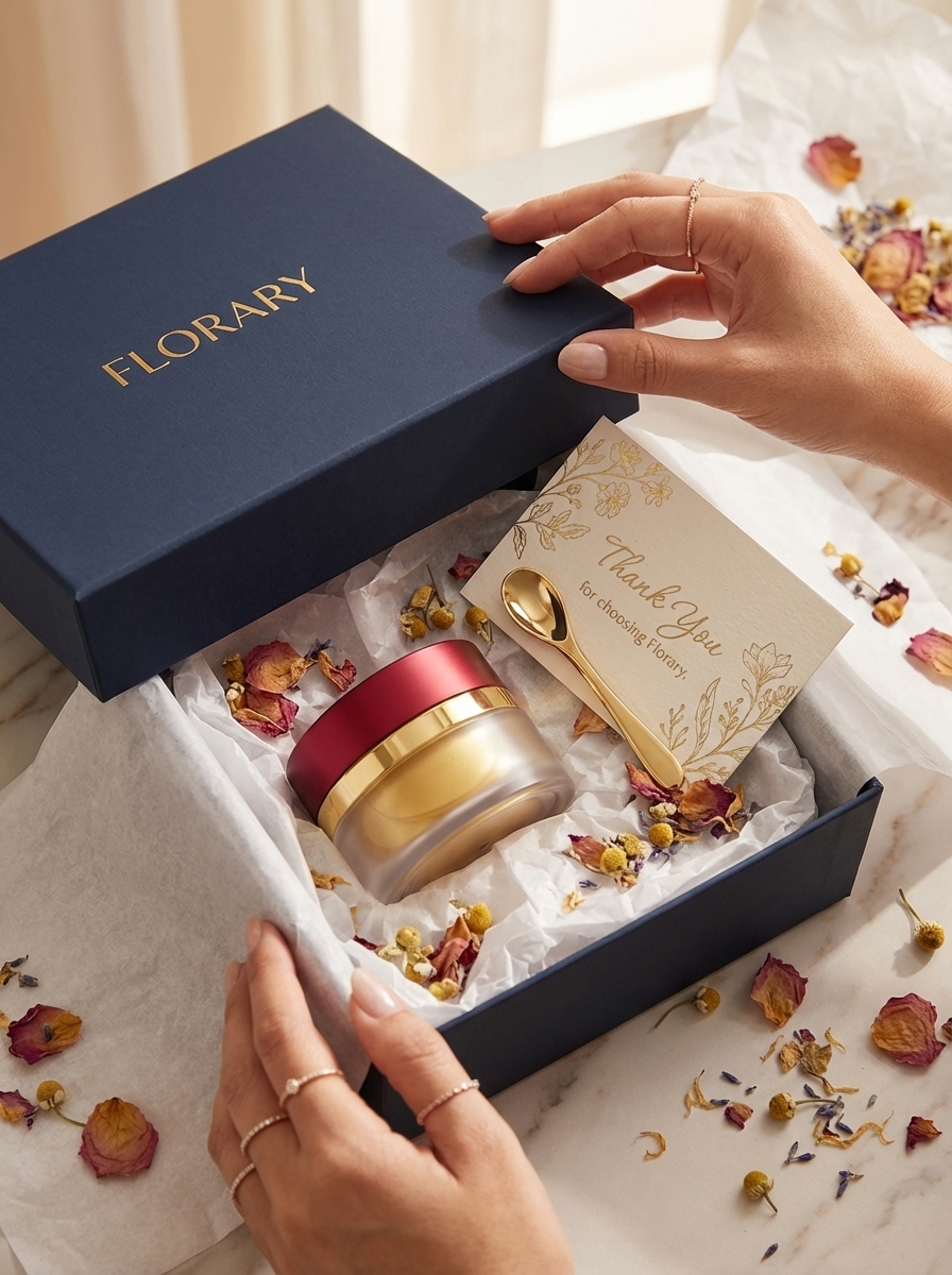 Unboxing FLORARY luxury packaging