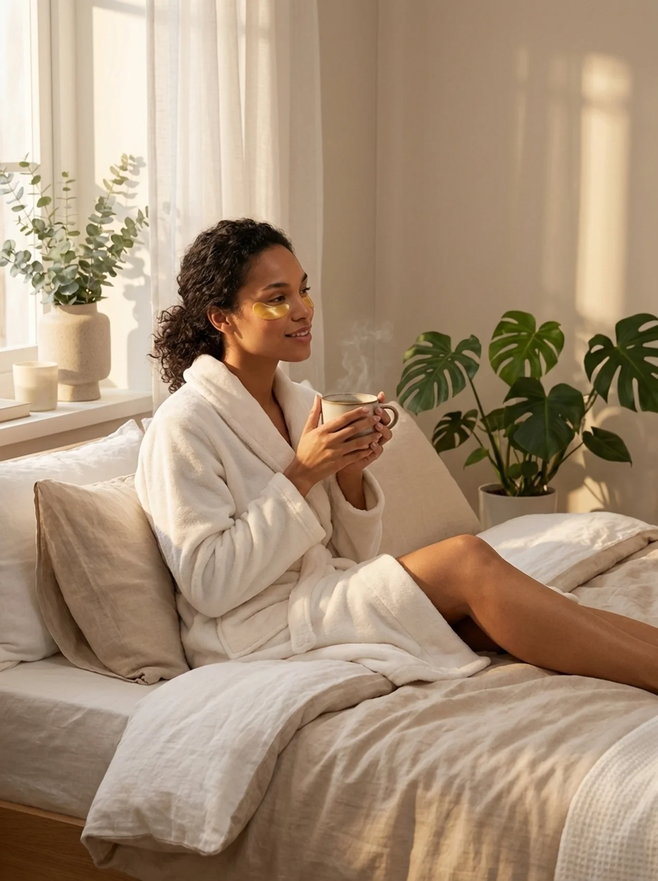 Morning skincare routine with FLORARY